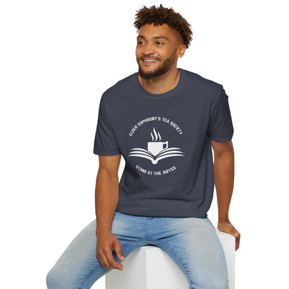 Elder Sophrony's Tea Society - Tea and Book T-Shirt