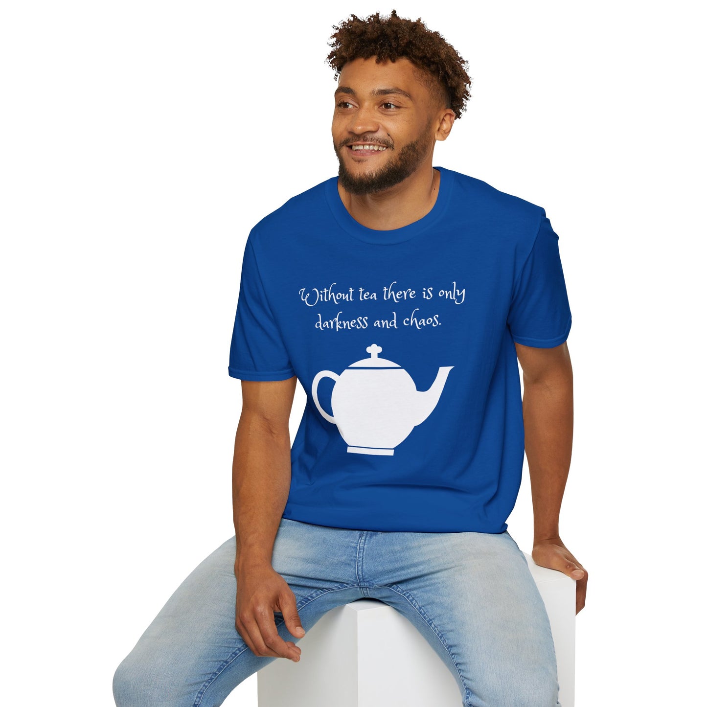 Sipping against the darkness T-shirt