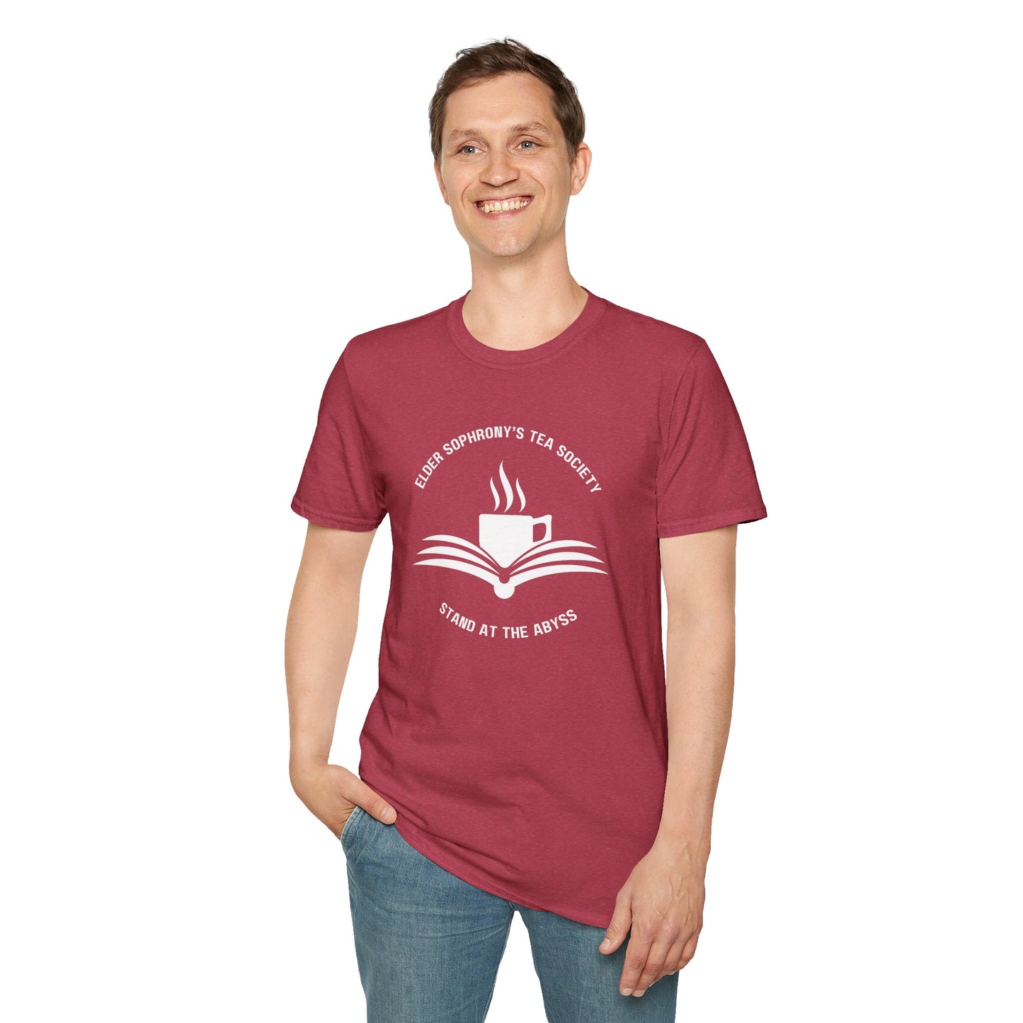 Elder Sophrony's Tea Society - Tea and Book T-Shirt