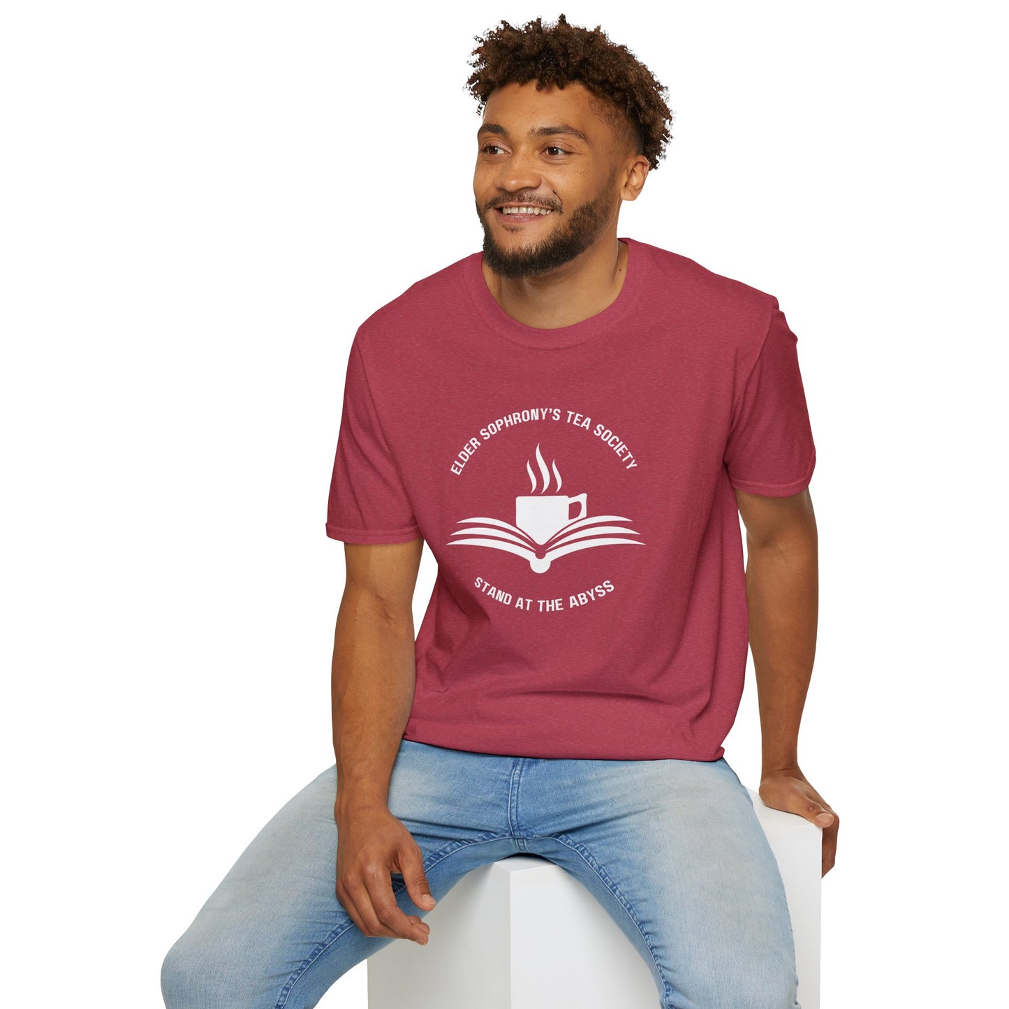 Elder Sophrony's Tea Society - Tea and Book T-Shirt