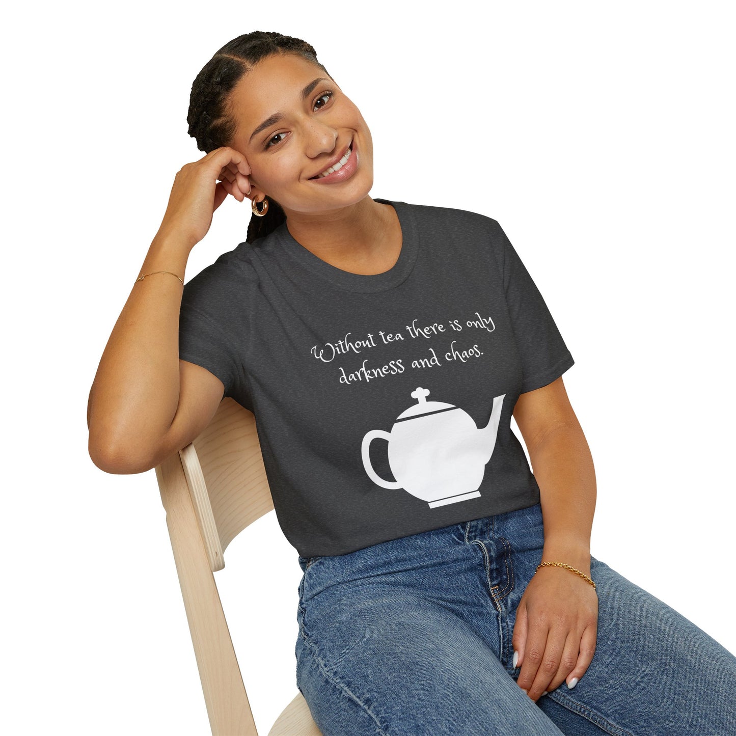 Sipping against the darkness T-shirt