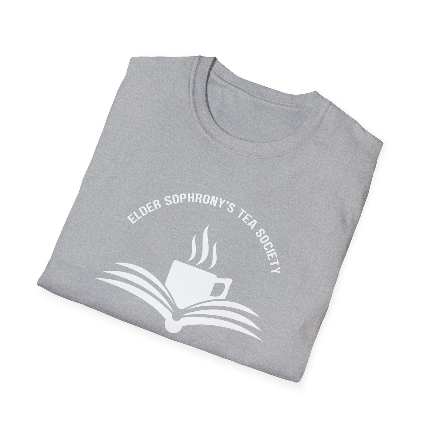 Elder Sophrony's Tea Society - Tea and Book T-Shirt