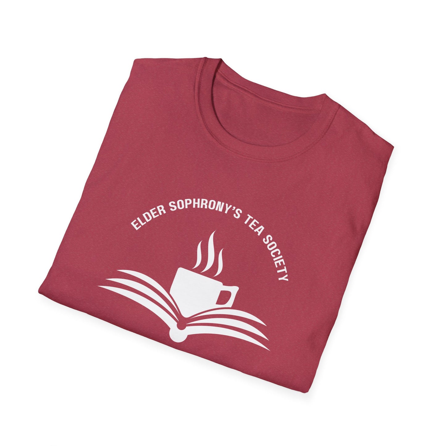 Elder Sophrony's Tea Society - Tea and Book T-Shirt